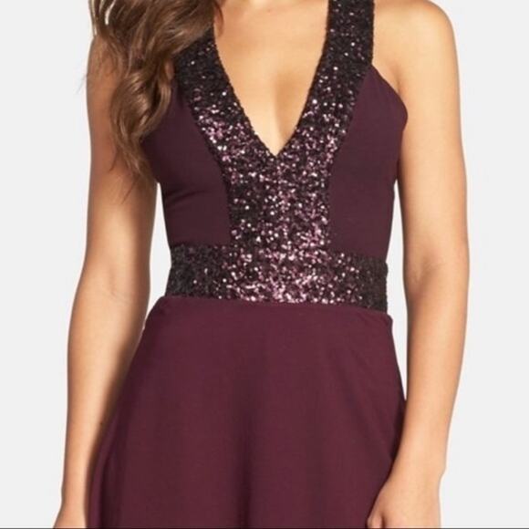 Dress The Population Delani Sequin Gown - Size L - Picture 3 of 14